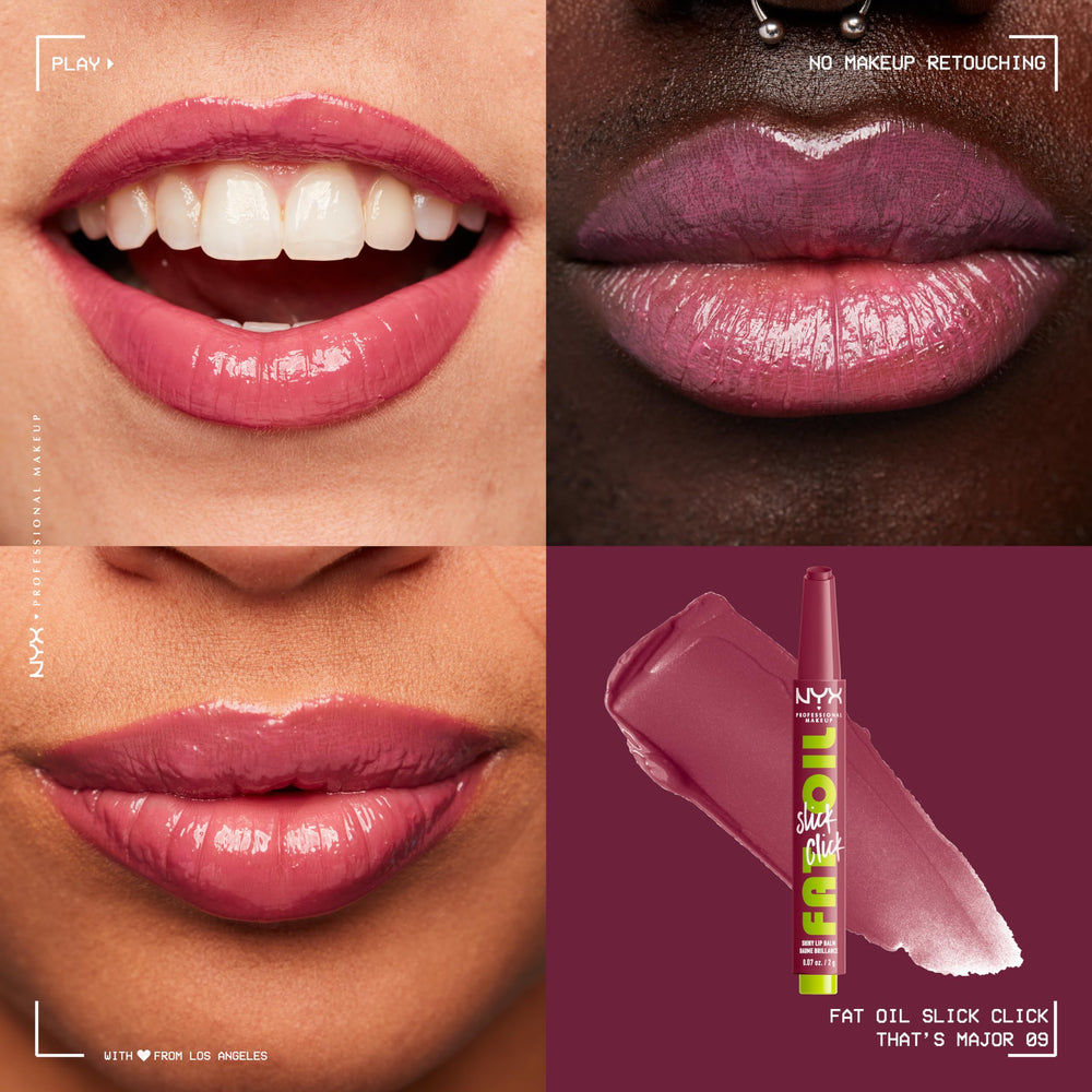 NYX Professional Makeup click mechanism extended, demonstrating easy measured dispense and mess-free use