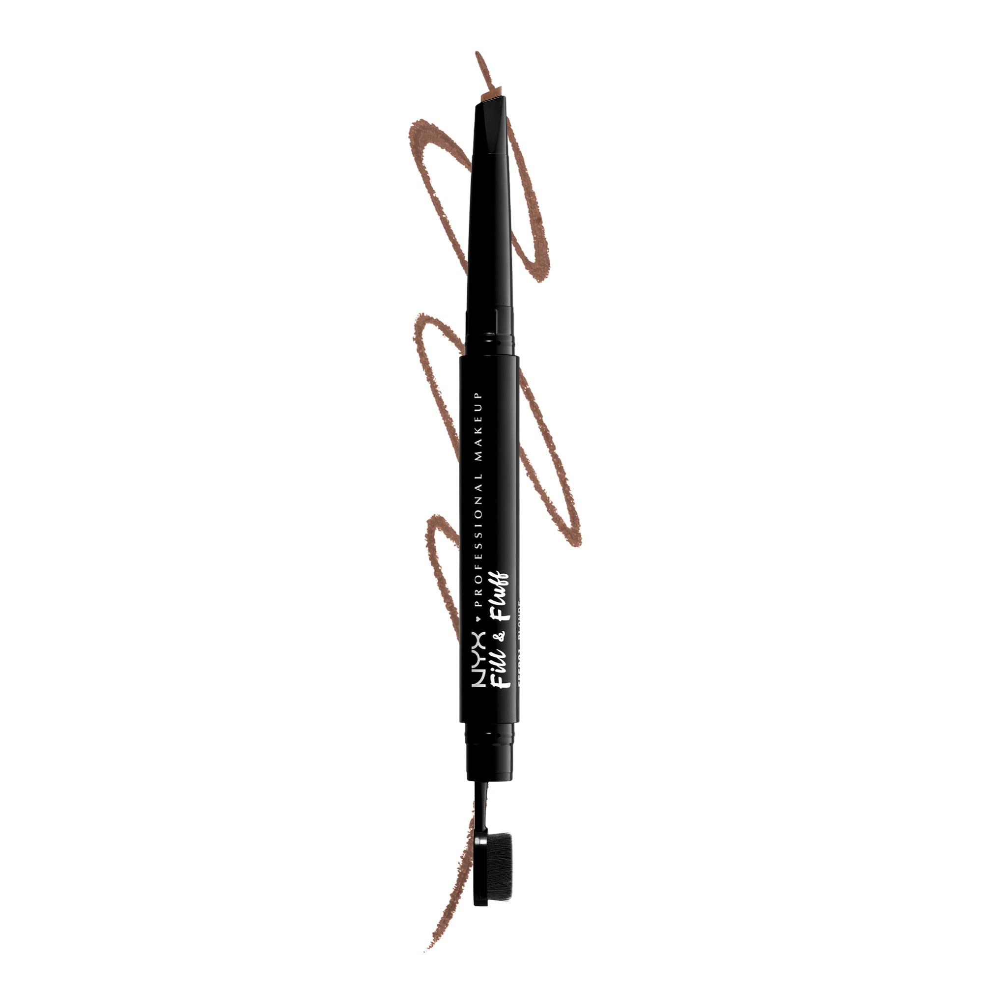 NYX PROFESSIONAL MAKEUP pencil front packaging showing product benefits