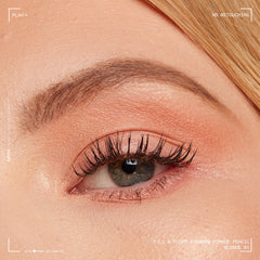 NYX PROFESSIONAL MAKEUP pencil in use on model creating natural fuller brows