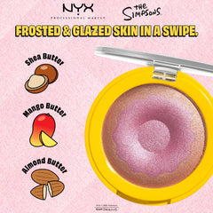 NYX PROFESSIONAL MAKEUP model applying highlighter to cheekbone for lifted, luminous effect