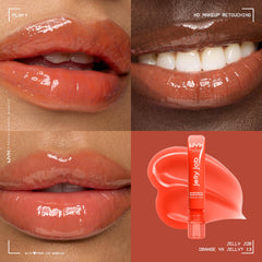 NYX PROFESSIONAL MAKEUP spatula applicator close-up for precise, even gloss application