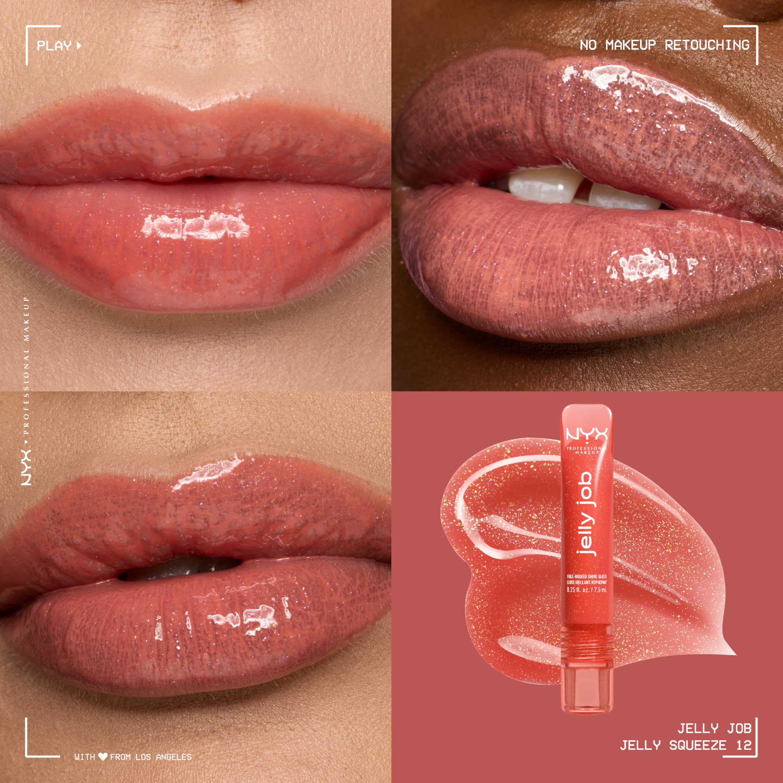 NYX PROFESSIONAL MAKEUP applicator closeup demonstrating precision and easy application