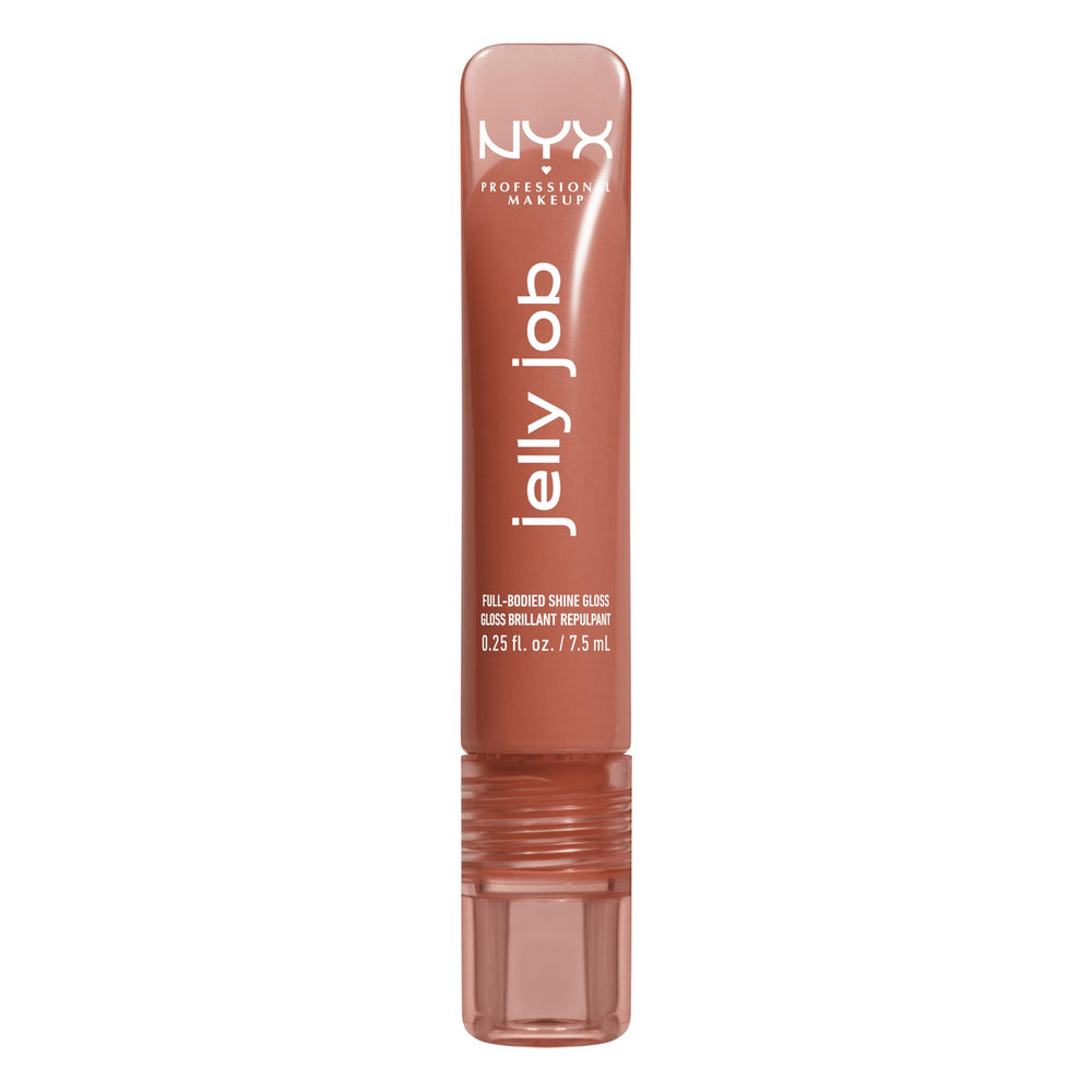 NYX PROFESSIONAL MAKEUP lifestyle image with model wearing a natural glossy look