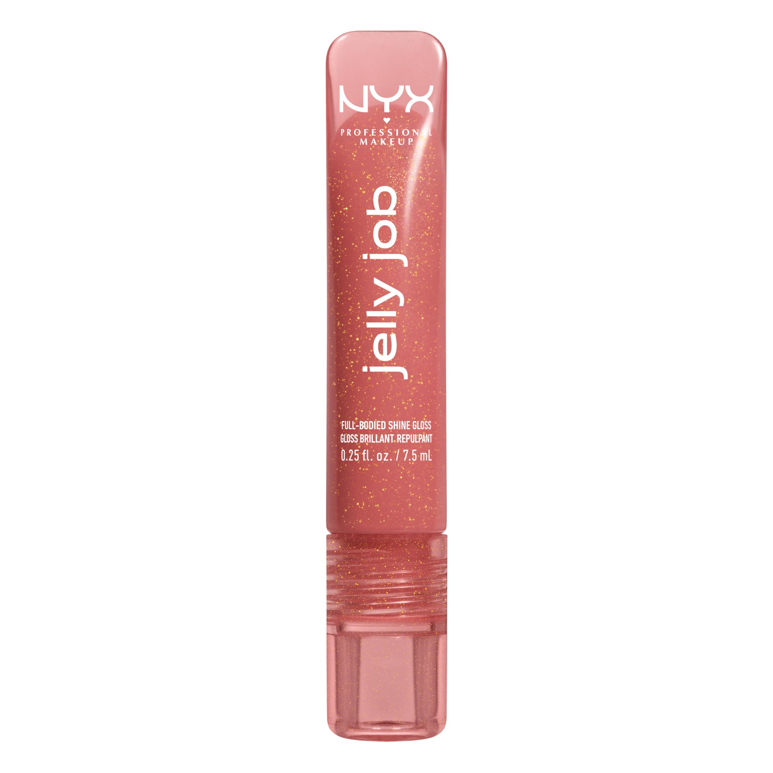NYX PROFESSIONAL MAKEUP gloss on vanity with accessories suggesting everyday glamour