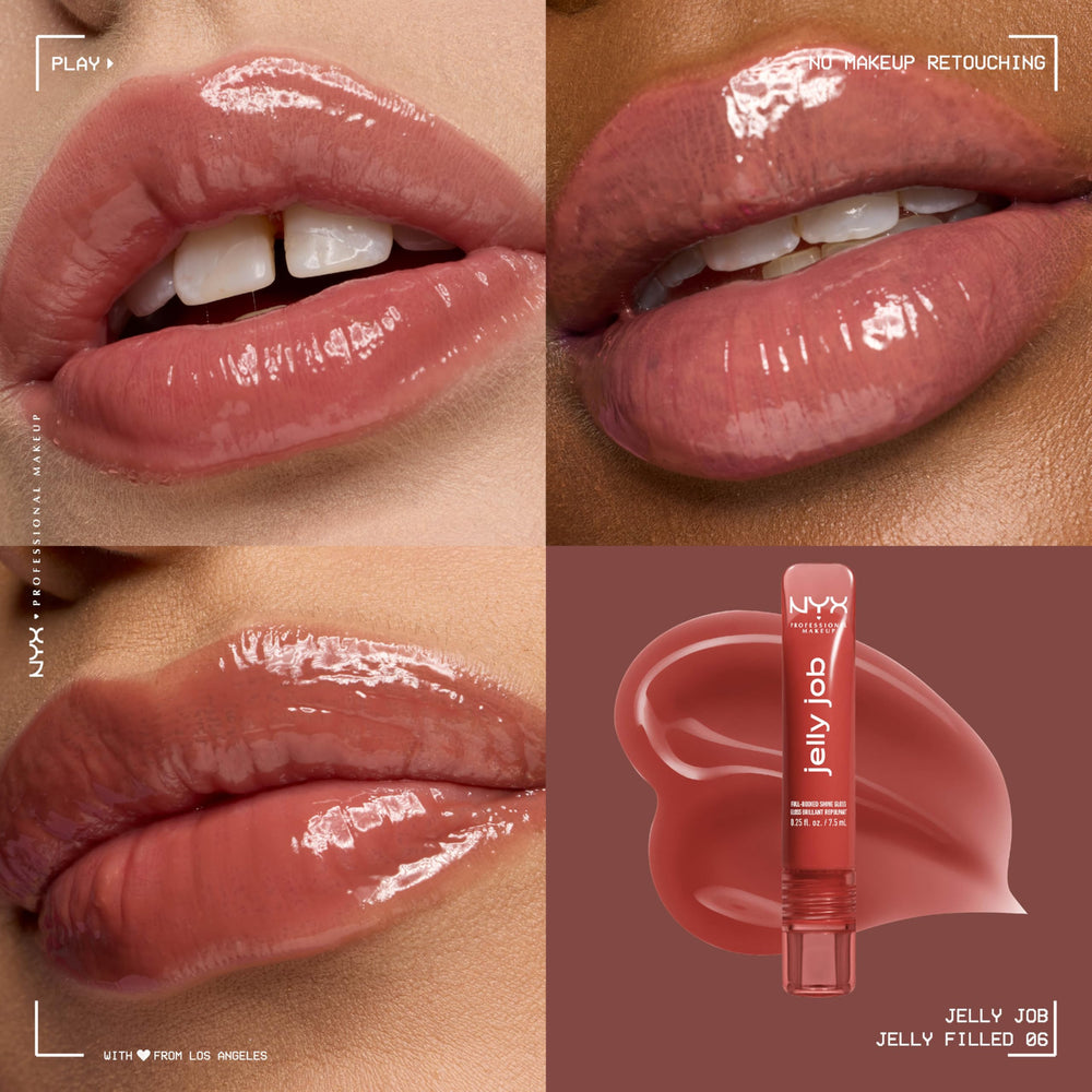 NYX PROFESSIONAL MAKEUP precision spatula applicator demonstrating even application