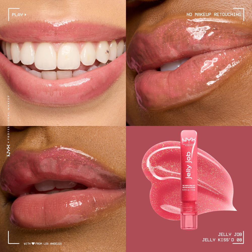 NYX jelly job precision spatula applicator demonstrating easy, accurate application