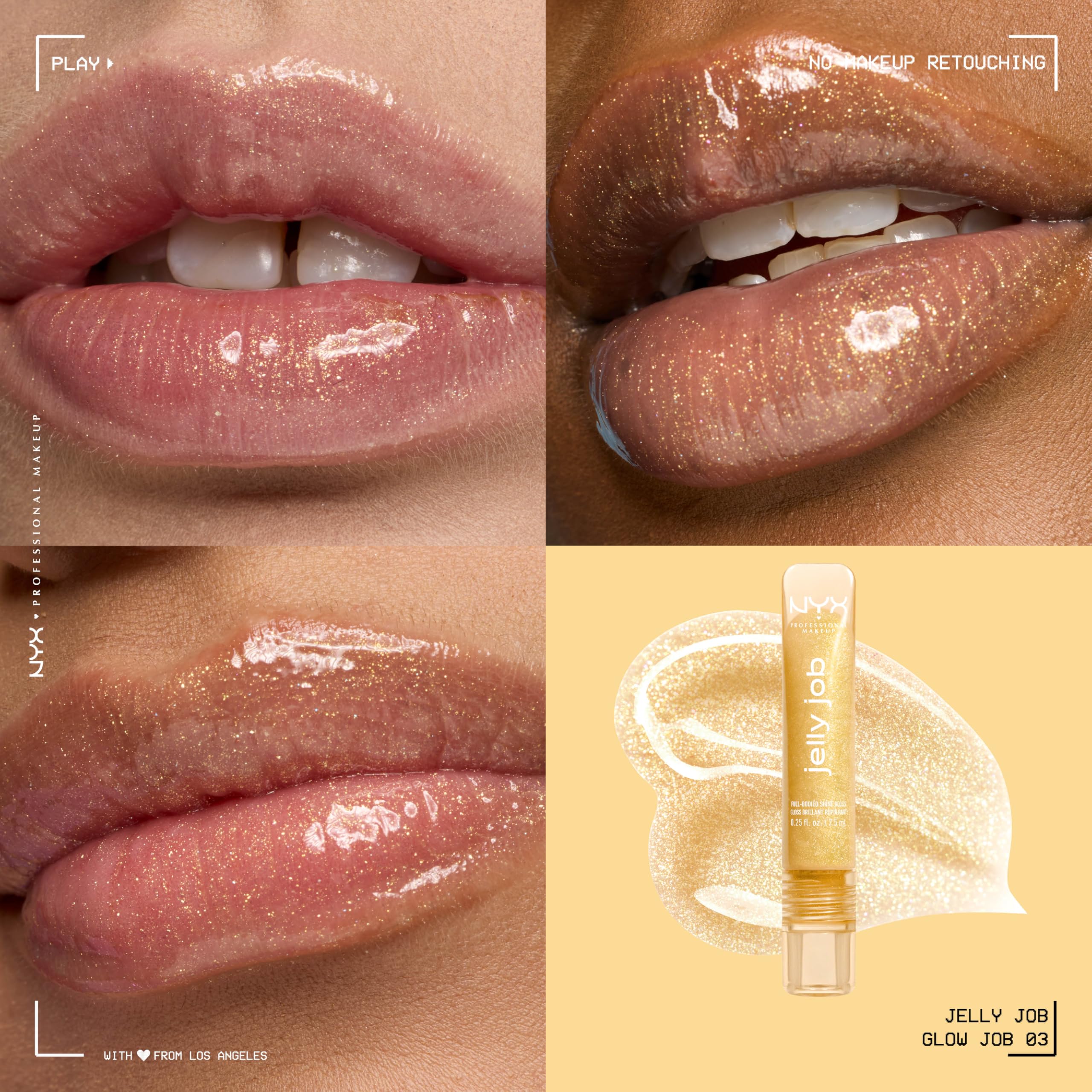 NYX PROFESSIONAL MAKEUP precision spatula applicator demonstrating smooth, controlled application for mess-free use
