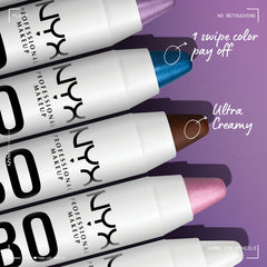 NYX PROFESSIONAL MAKEUP sharpened tip detail illustrating precise liner potential and control