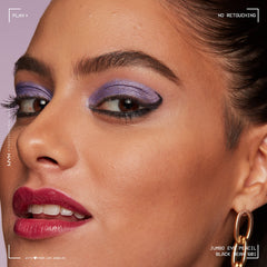 NYX PROFESSIONAL MAKEUP milk swatch stroke on skin showing brightening payoff and blendability