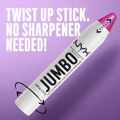 NYX PROFESSIONAL MAKEUP stick tip close-up showing precise applicator for targeted highlights