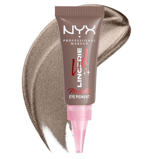 NYX PROFESSIONAL MAKEUP jar front view showing Granite Grind shade and compact design benefit