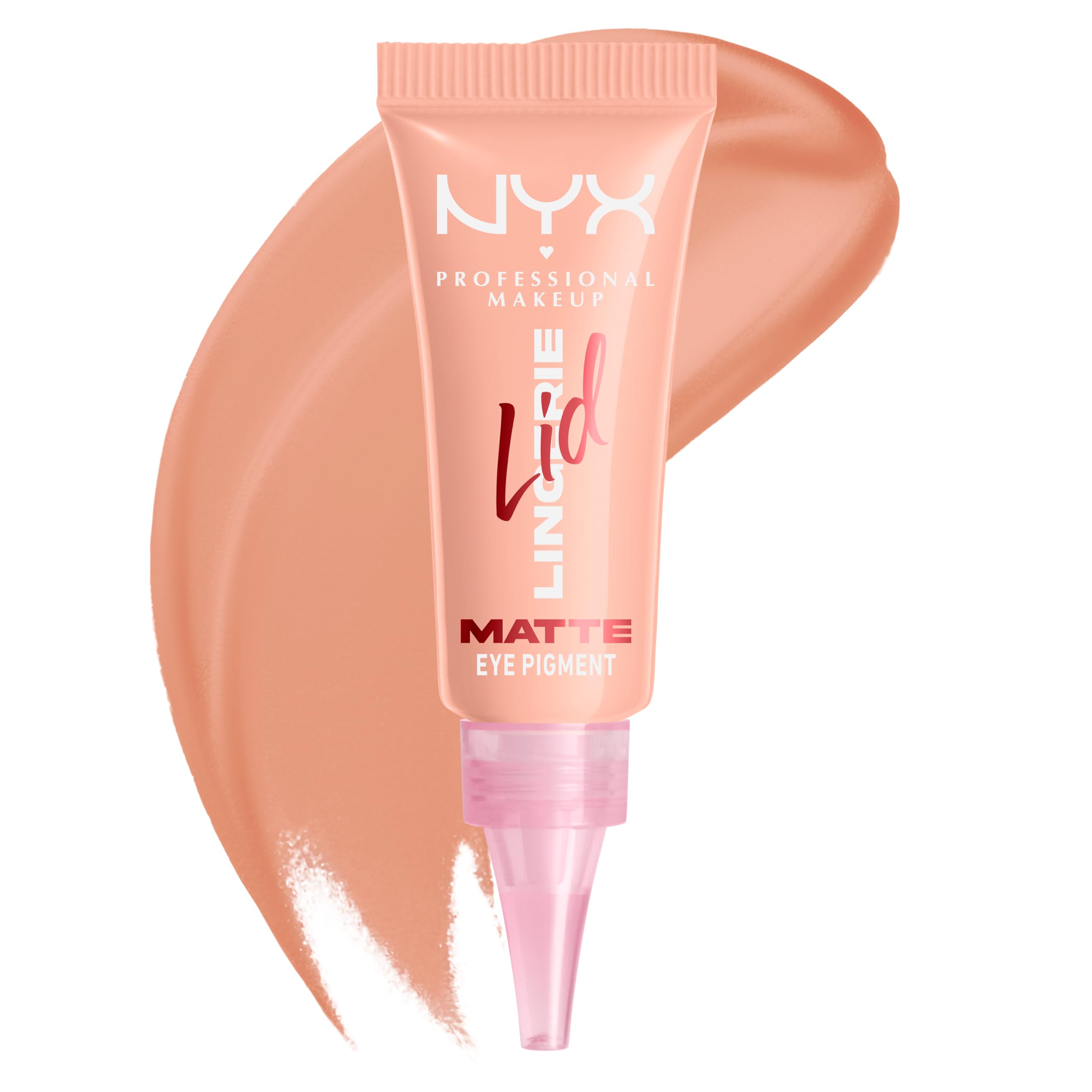 NYX Lid Lingerie front packaging showing compact pot and shade