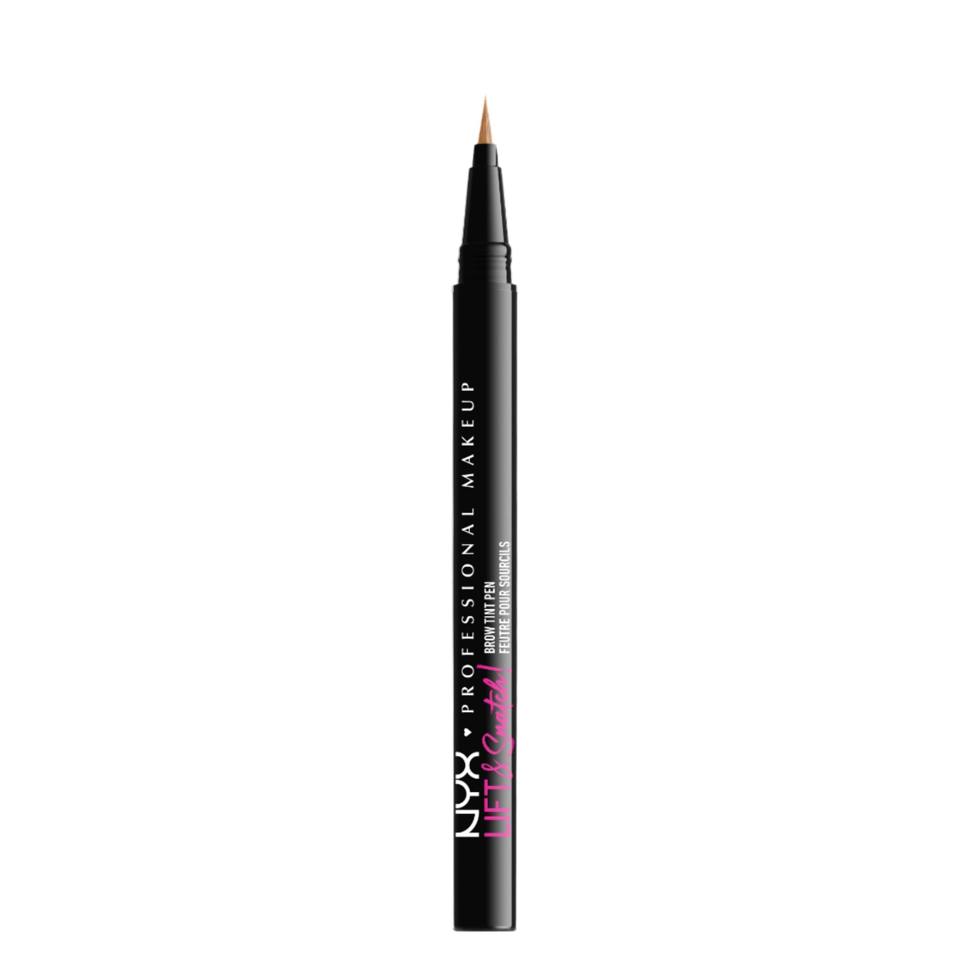 NYX PROFESSIONAL MAKEUP pen front view showing compact travel-ready design and ease