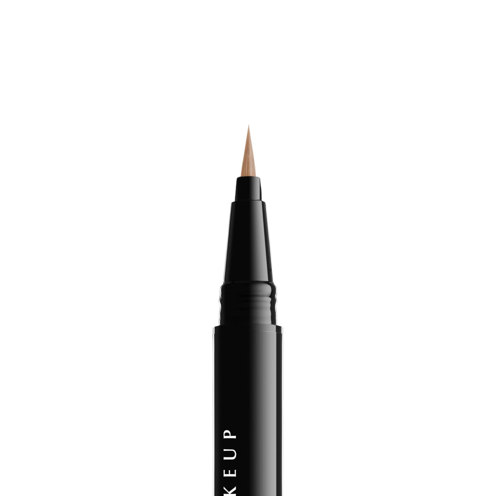 NYX PROFESSIONAL MAKEUP open cap showing tip texture for controlled, tapered lines