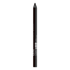 NYX PROFESSIONAL MAKEUP front packaging showing Evil Genius pencil and bold color benefit