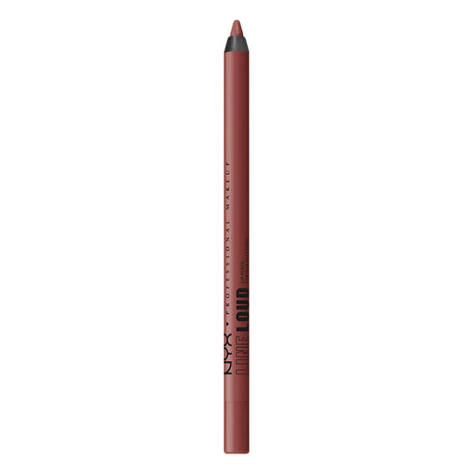 NYX PROFESSIONAL MAKEUP Line Loud front packaging showing shade name and pencil finish for clear selection