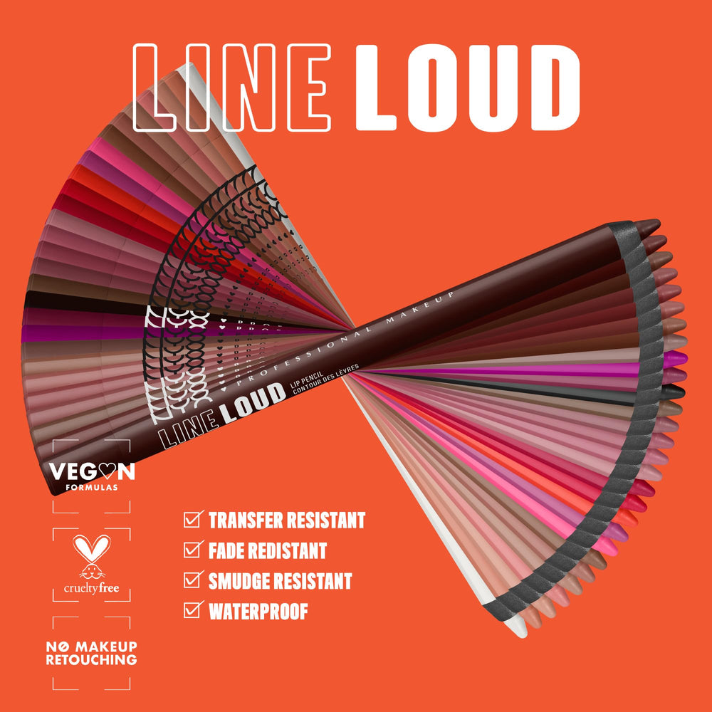 NYX PROFESSIONAL MAKEUP Line Loud held in hand to show size and portability for on-the-go touchups