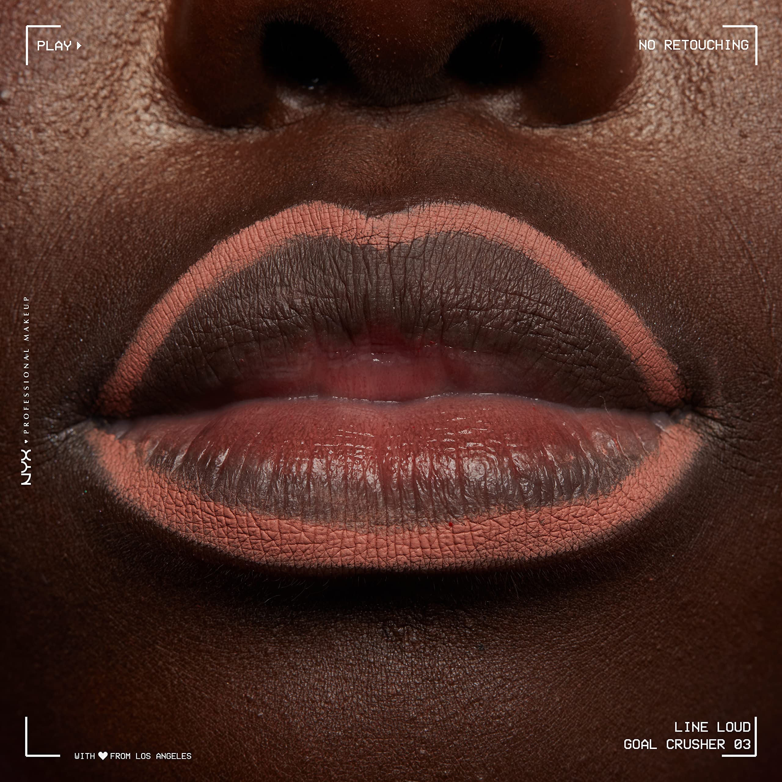 NYX Line Loud pack shot with cap highlighting travel-ready design