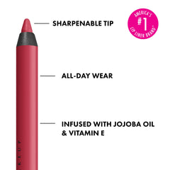 NYX PROFESSIONAL MAKEUP close-up pencil tip displaying fine point for precise lining