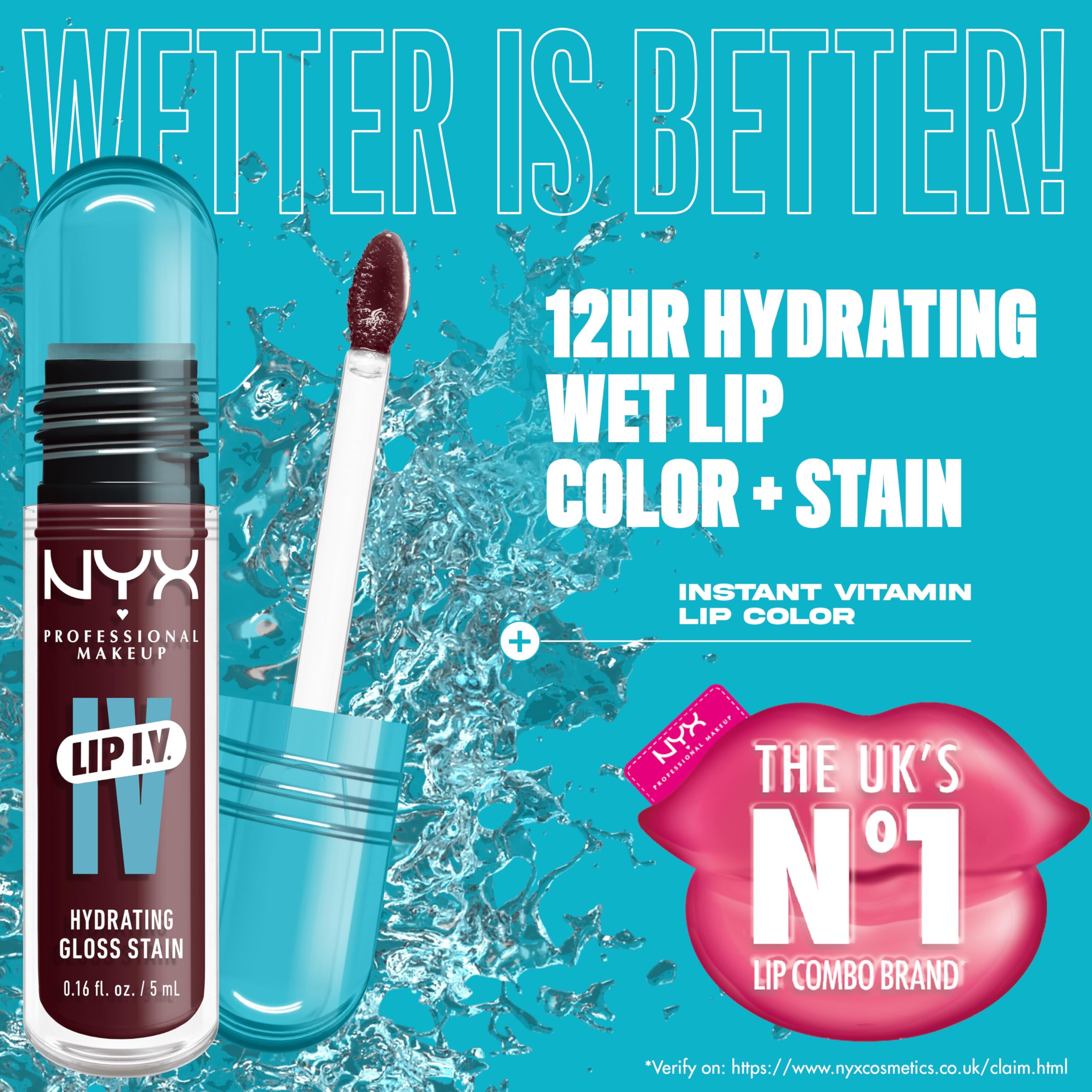 NYX Lip IV mauve n moist swatches on arm showing pigment payoff and hydration