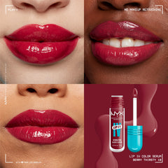 NYX Lip IV wand applicator closeup highlighting precision and smooth glide