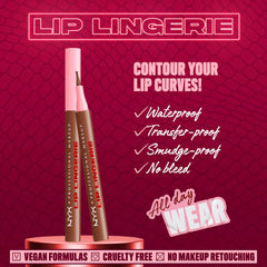 NYX PROFESSIONAL MAKEUP ballpoint felt tip close-up for precise, curve-hugging application