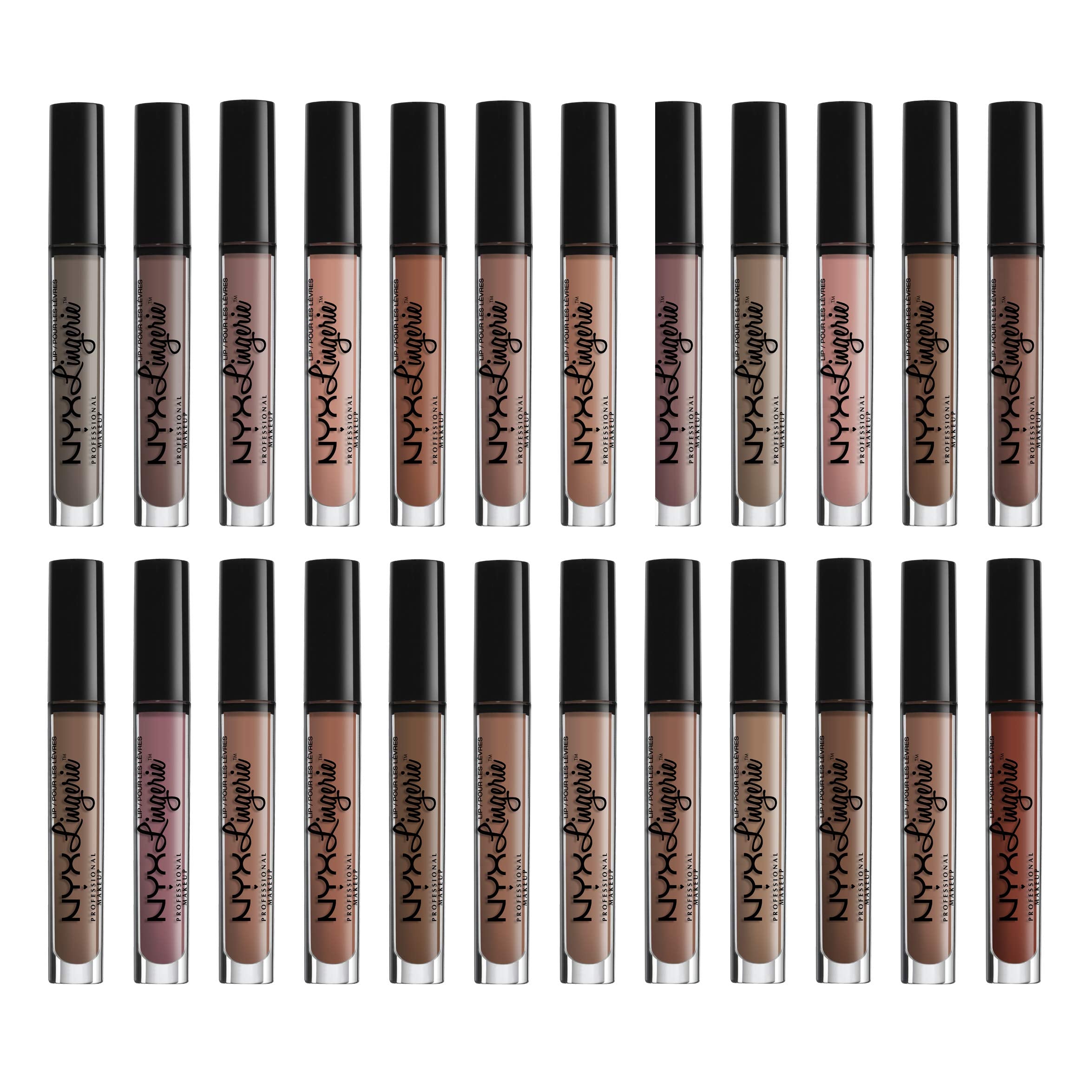 NYX PROFESSIONAL MAKEUP cap and label close-up showing brand details and shade name