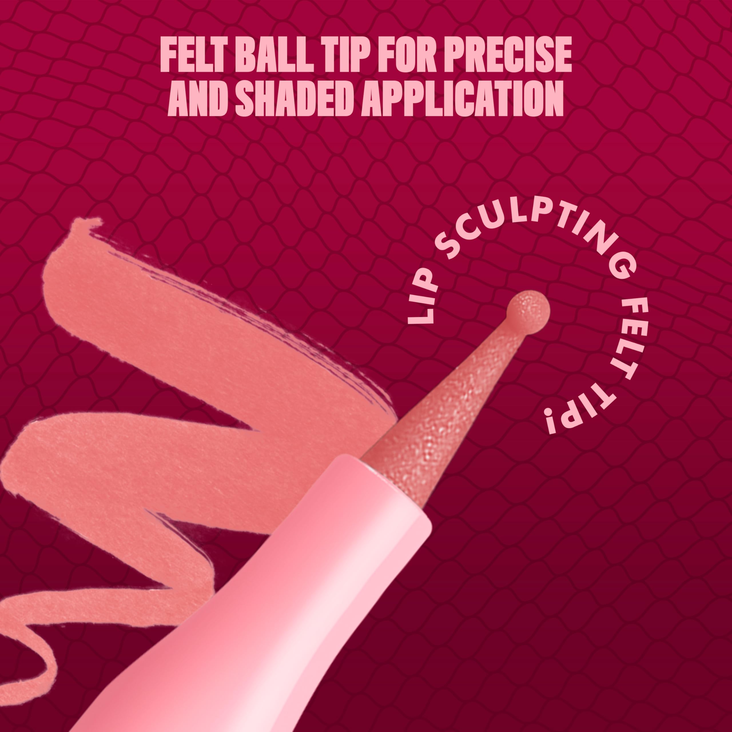 NYX PROFESSIONAL MAKEUP worn by model profile illustrating defined, sculpted lip look