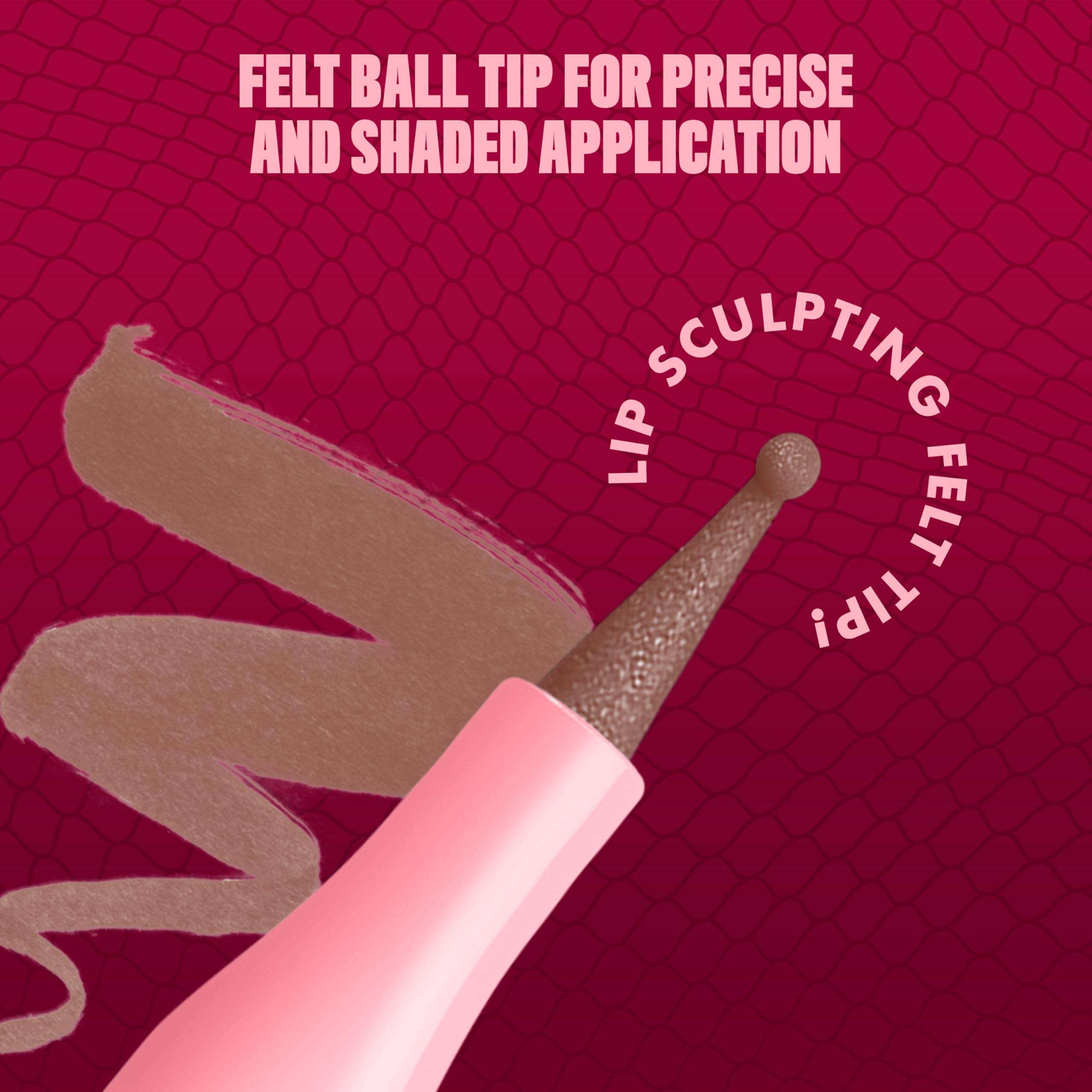 NYX PROFESSIONAL MAKEUP close-up of lips applying liner for seamless contour