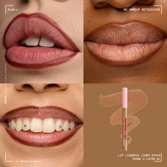 NYX PROFESSIONAL MAKEUP swatched on arm to show Tease U Later lasting stain and color payoff
