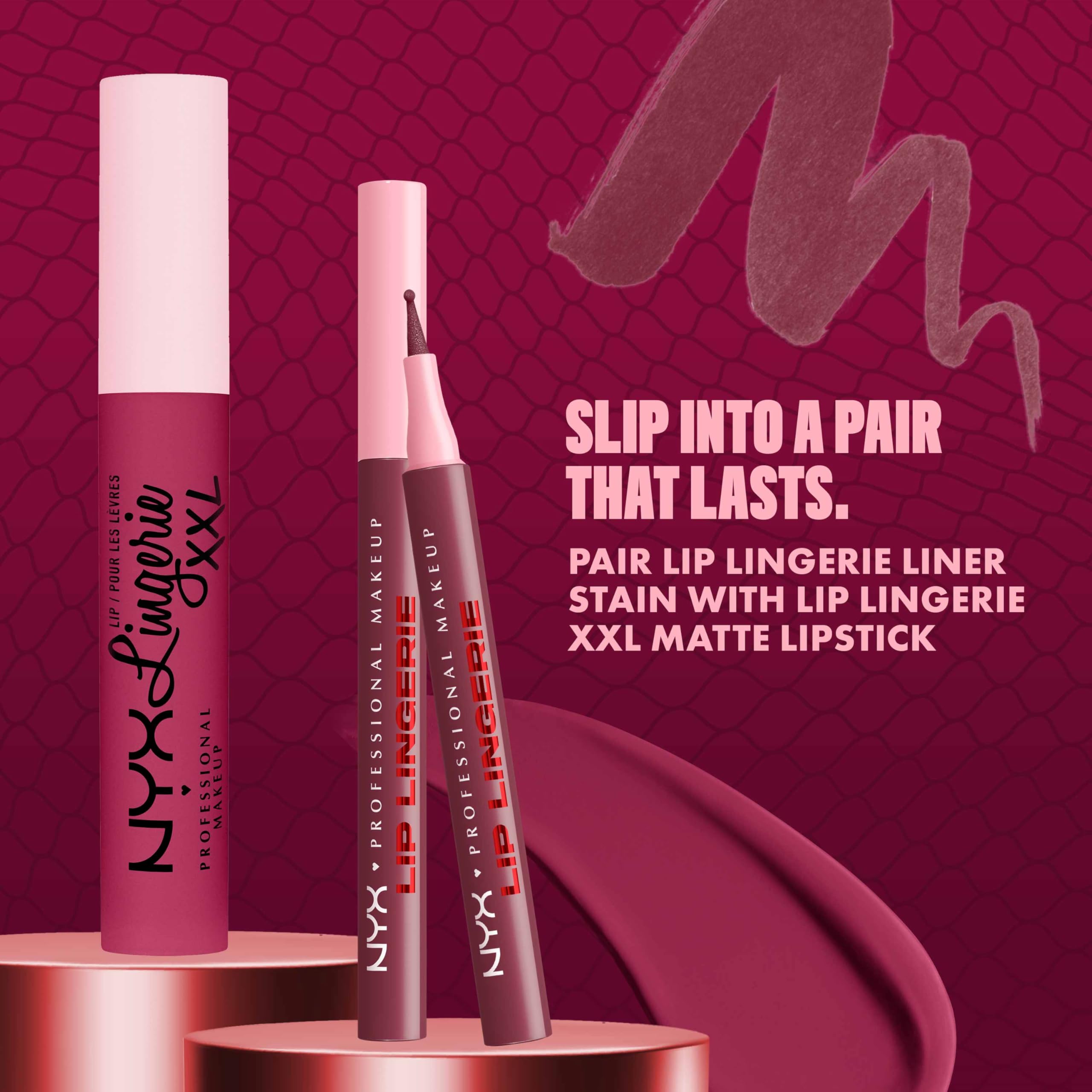 NYX PROFESSIONAL MAKEUP fingertip texture swatch showing silky formula and smooth payoff