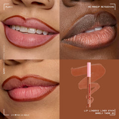 NYX PROFESSIONAL MAKEUP texture swipe shows creamy peach-nude payoff for consistent color