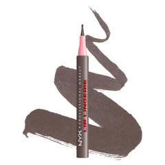 NYX PROFESSIONAL MAKEUP front packaging showing Wild Side shade and benefits