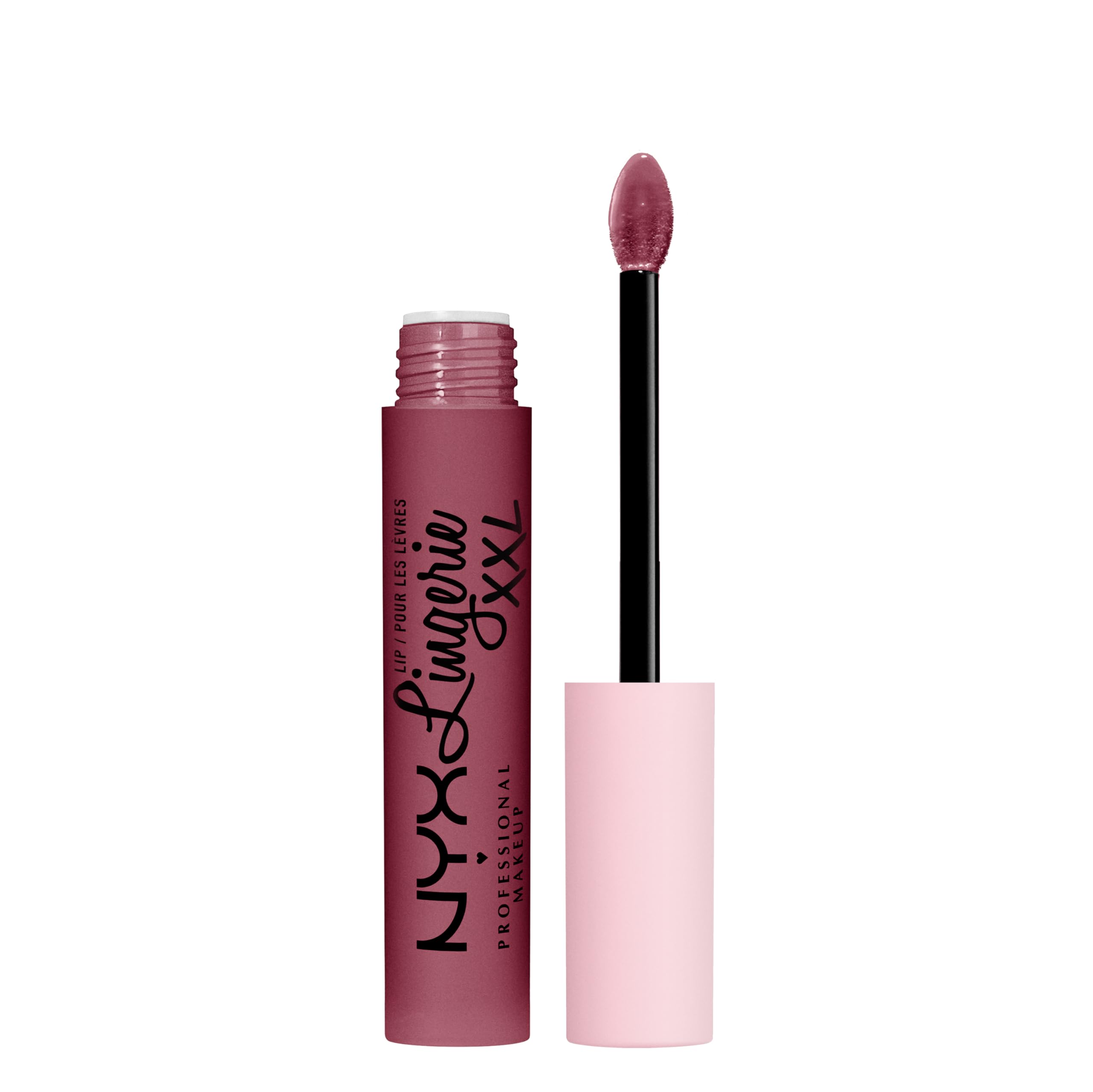 NYX PROFESSIONAL MAKEUP front packaging showing shade Bust-Ed and benefit long wear