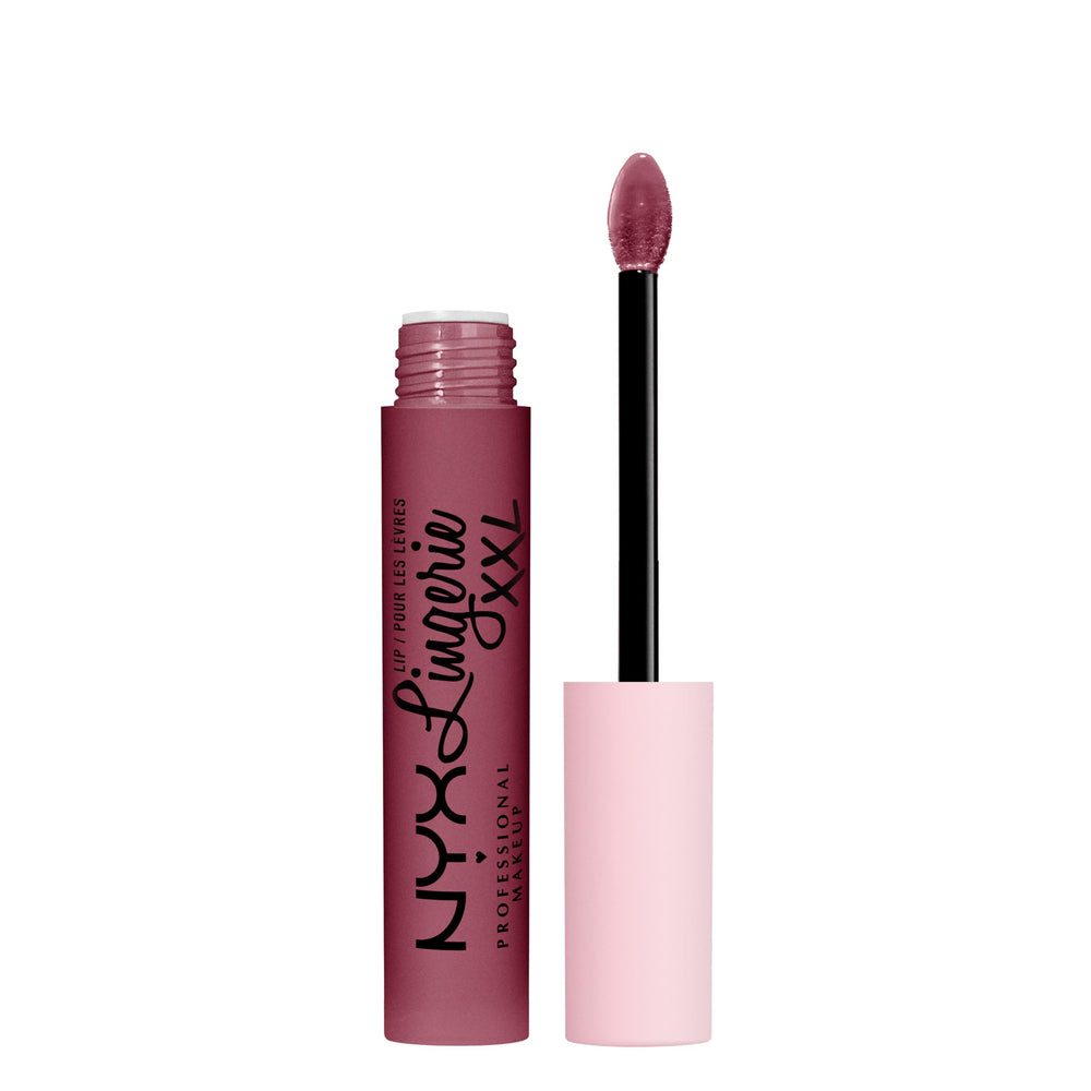 NYX PROFESSIONAL MAKEUP front packaging showing shade Bust-Ed and benefit long wear