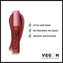 NYX PROFESSIONAL MAKEUP doe-foot applicator with precise tip for easy shaping