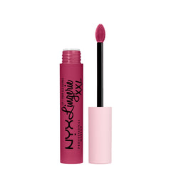 NYX PROFESSIONAL MAKEUP front packaging showing color and label, conveys bold magenta