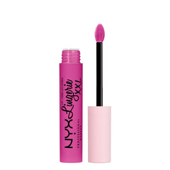 NYX PROFESSIONAL MAKEUP front packaging showing bold bubblegum pink color benefit