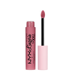 NYX PROFESSIONAL MAKEUP front packaging showing tube and shade benefits