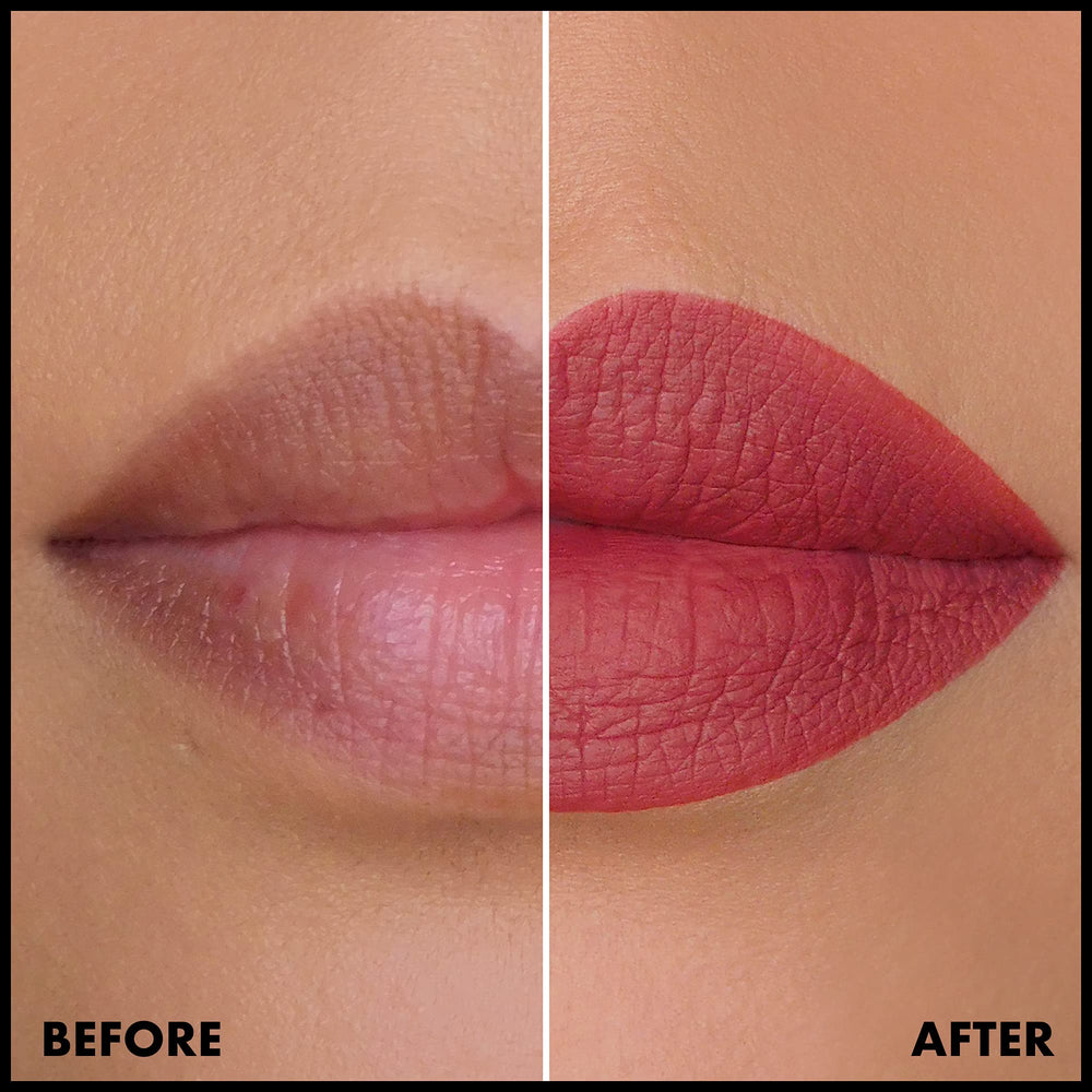 NYX PROFESSIONAL MAKEUP open tube texture displaying creamy matte formula