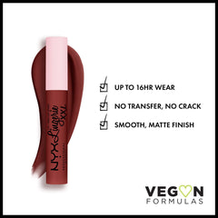 NYX PROFESSIONAL MAKEUP applicator close-up for precise application benefit