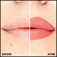 NYX PROFESSIONAL MAKEUP close-up on model lips demonstrating smooth matte coverage