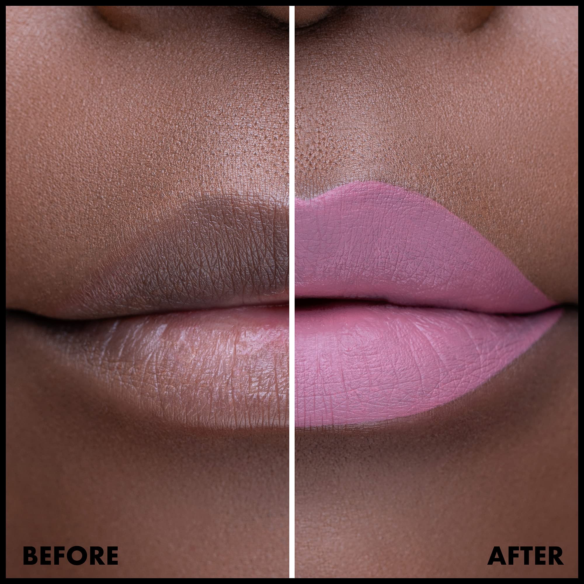 NYX PROFESSIONAL MAKEUP texture swipe highlighting creamy matte finish and buildable coverage
