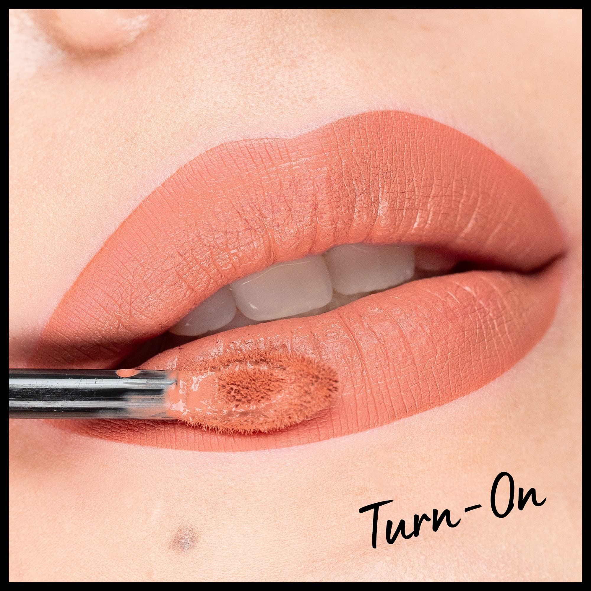 NYX PROFESSIONAL MAKEUP texture swatch on skin showing smooth matte pigment payoff