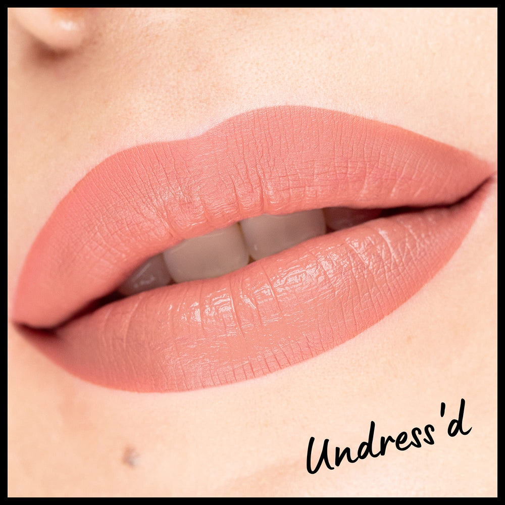 NYX PROFESSIONAL MAKEUP swatch on arm displaying true pink-nude color payoff