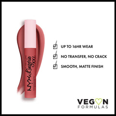 NYX Professional Makeup applicator wand close-up showing smooth precision for neat lines