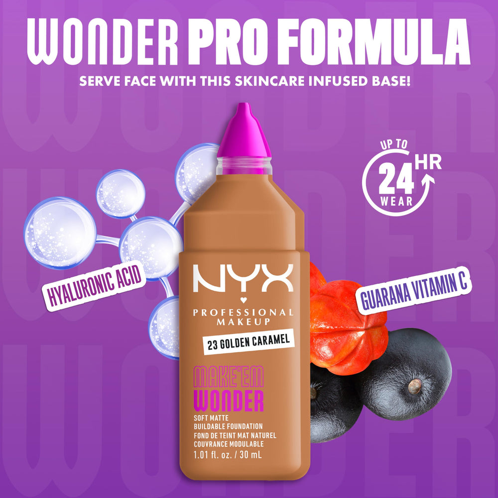 NYX PROFESSIONAL MAKEUP close-up of soft-matte finish illustrating shine control benefit
