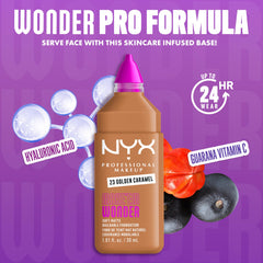 NYX PROFESSIONAL MAKEUP close-up of soft-matte finish illustrating shine control benefit