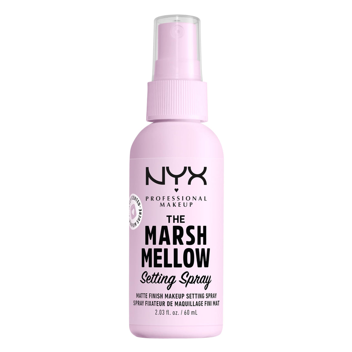 NYX PROFESSIONAL MAKEUP front bottle showing branding and matte finish benefit