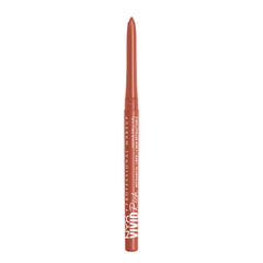 NYX PROFESSIONAL MAKEUP pencil front view showing color and sleek casing for easy use